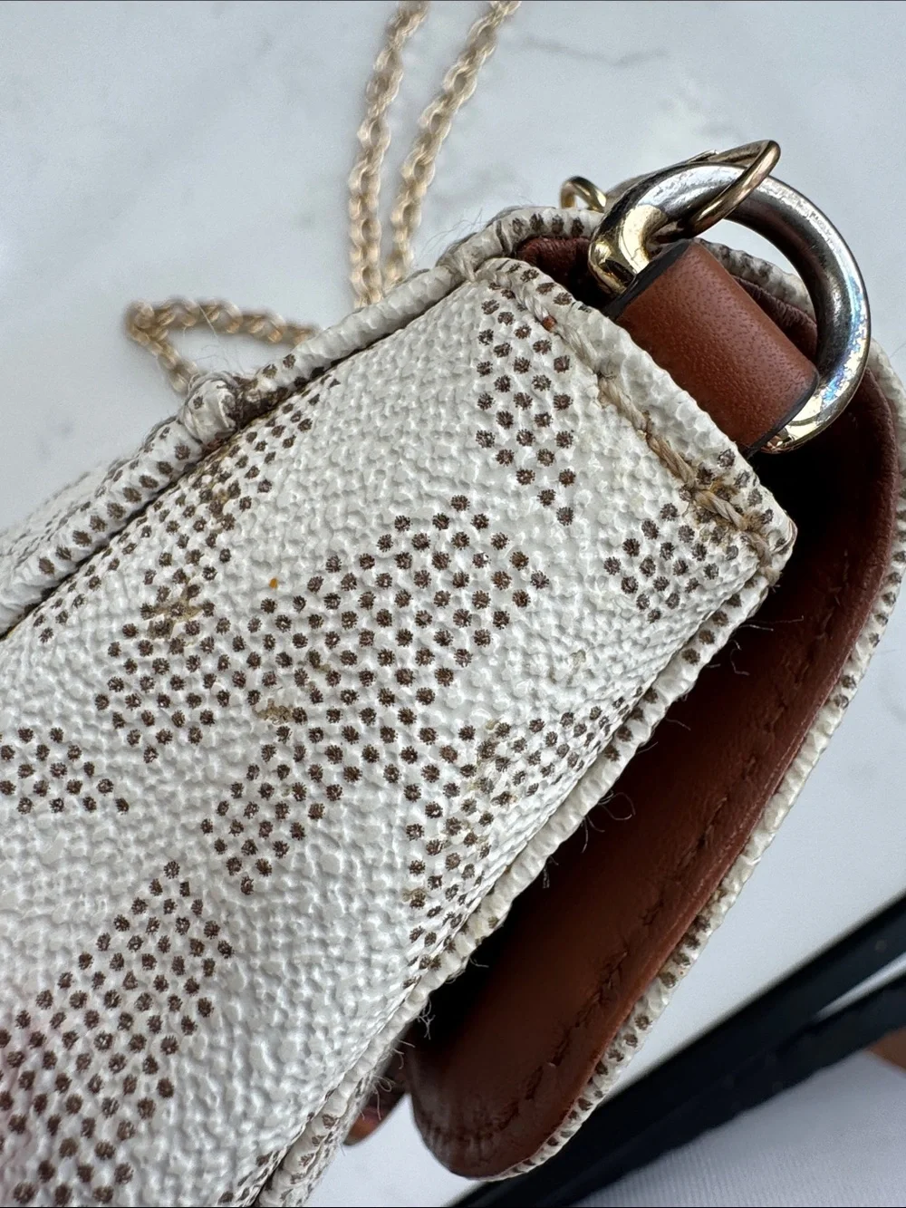 Michael Kors Fulton Small Crossbody Bag missing original crossbody strap